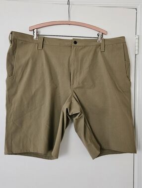 1620 Workwear Mens Classic Work Shorts Size 46 Nylon Stretch Khaki USA made Tan